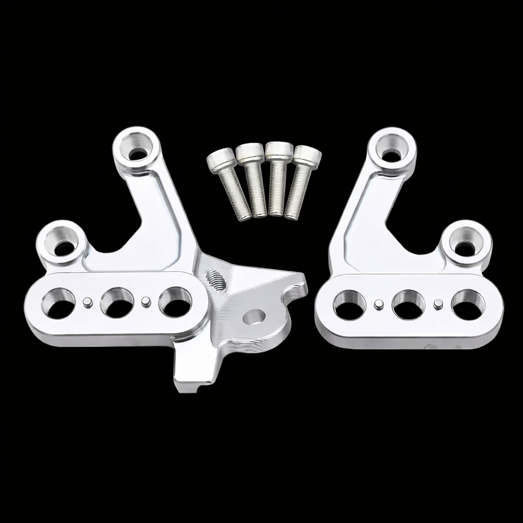 CMT Chrome Peg Bracket (Surron LBX/Eride pro)
